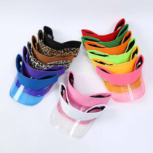 Parent-child Sun Visor Hats Mom's Son Daughter Plastic PVC V