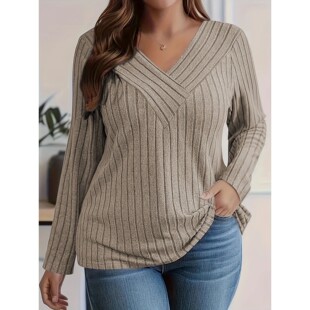 Casual Woman Plus Fashion Elegant Shirt Loose Size