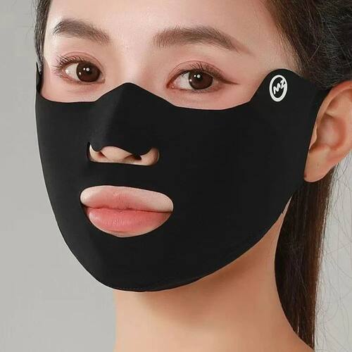 New Breathable Ice Silk Mask Washable Anti-UV Riding Face Ma
