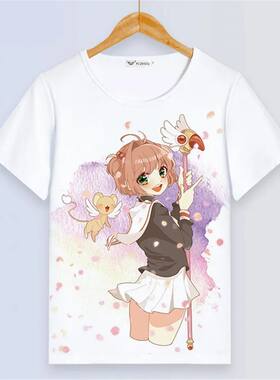 Card Captor Sakura Women Kawaii T shirt Short Sleeve Summer