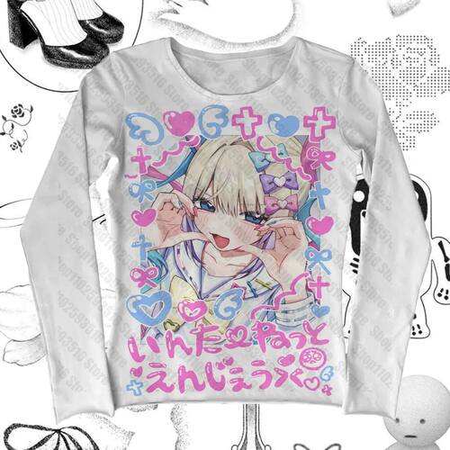 Baby Tees Y2k Kitty Women Clothes Gothic 90s Vintage Clothes