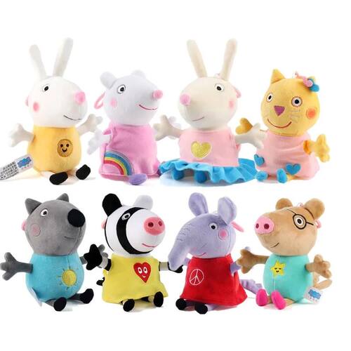19cm 100% Genuine PEPPA PIG Stuffed Soft Doll Peppa George Z