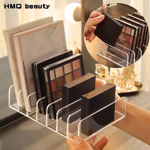 7-Compartment  Makeup Organizer Desktop Eye Shadow Palette D