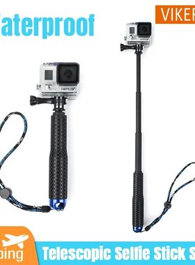 Extendable Pole Mini Selfie Stick Waterproof Monopod Blue fo