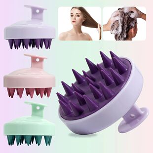 Hair Scalp Massager Head Massage Silicone Body Shampoo