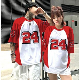 Jersey Men Letter Culture Printed Fan Number Shirt