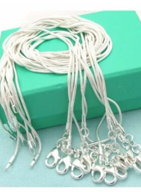 10PCS LOT Wholesale 925 Sterling Silver 16/18/20/22/24/26/28