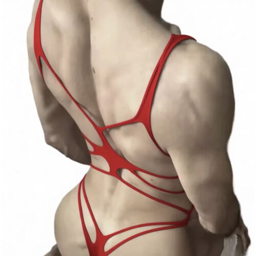 Colorful Men's Underwear Sexy Bodysuits Male Sleepwear Hot P
