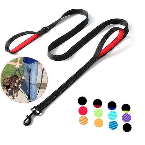 1.2/1.5/1.8m Two Handle Heavy Duty Double Handle Nylon Dog L