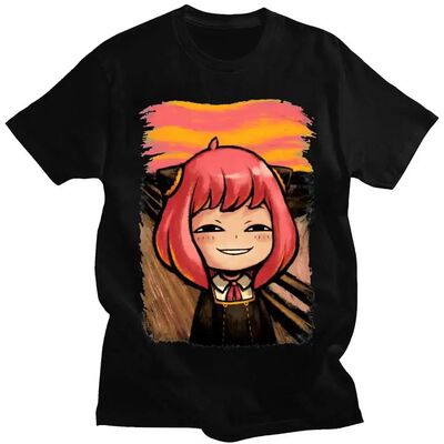 Japanese Anime Spy X Family Anya Forger Graphic Print T Shir