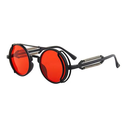 Classic Gothic Steampunk Sunglasses Luxury Brand Designer Hi
