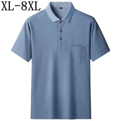 8XL 7XL 6XL 2025 New Summer High End England Style Plaid Shi