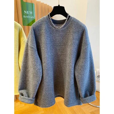 Soft Velvet Sweatshirt Jacket Loose Inner Layer Bottoming Sh