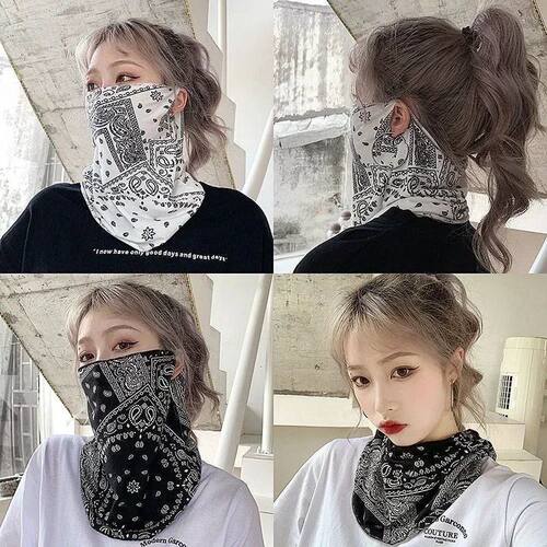 UV Protection Sunscreen Mask For Men Women Summer Face Neck