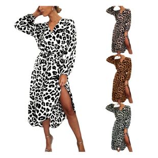 Wais Print High Belted Printing Digital Leopard Sexy