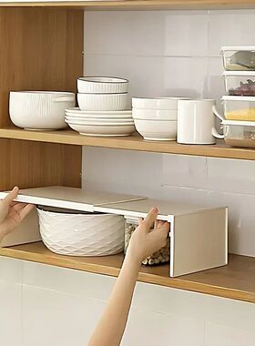Kitchen Cupboard Organizer Retractable Cabinet Shelf Seasoni