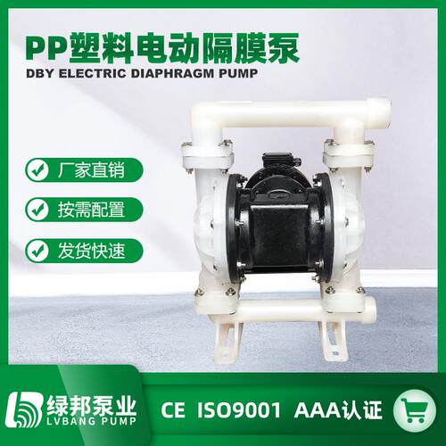 DBY电动隔膜泵 工程塑料隔膜泵 耐腐蚀化工