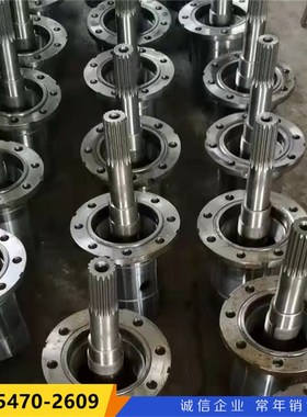 SDJ150减速机轴圆弧伞齿轮M86 Z12 SJ80减速箱一轴总成JS75