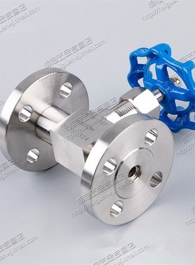 仪表管路用高压针型阀 J41WJ43WJ48W不锈钢法兰针型阀