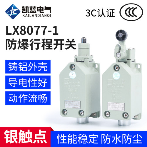 防爆行程开关 LX8077-1/11 L8077-1/20 隔爆型 限位开关