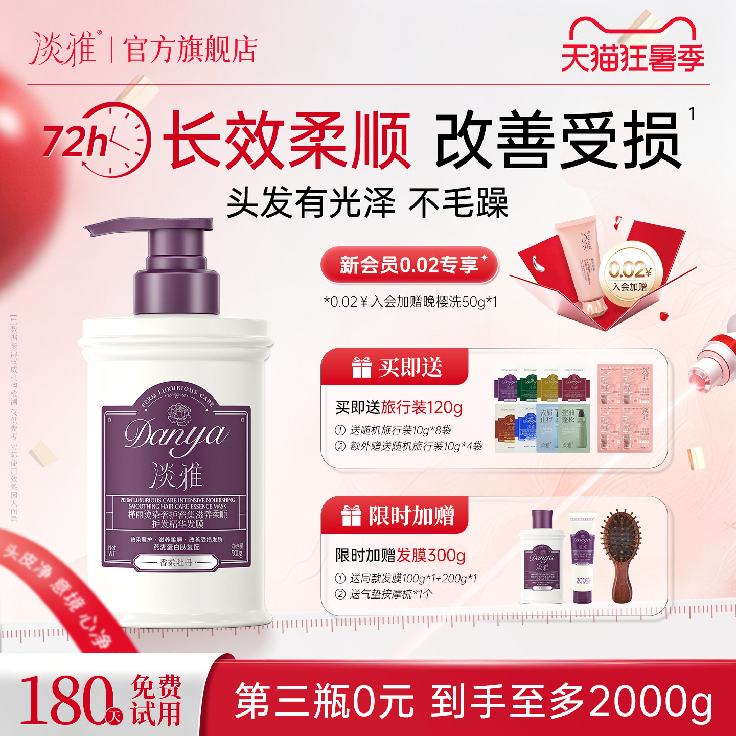 养好头发！高纯度蛋白发膜
