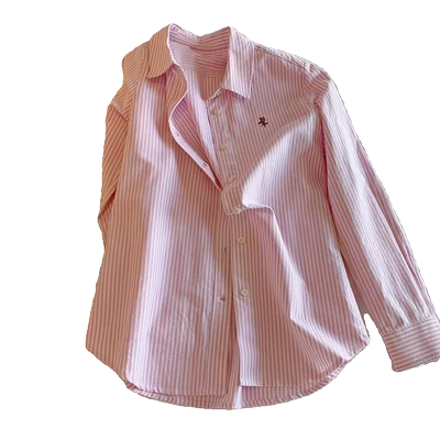 休闲上衣韩系甜美宽松衬衣