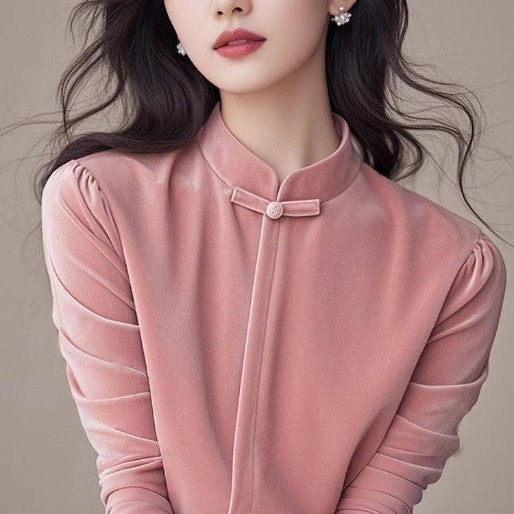 女早秋慵懒风内搭打底衫