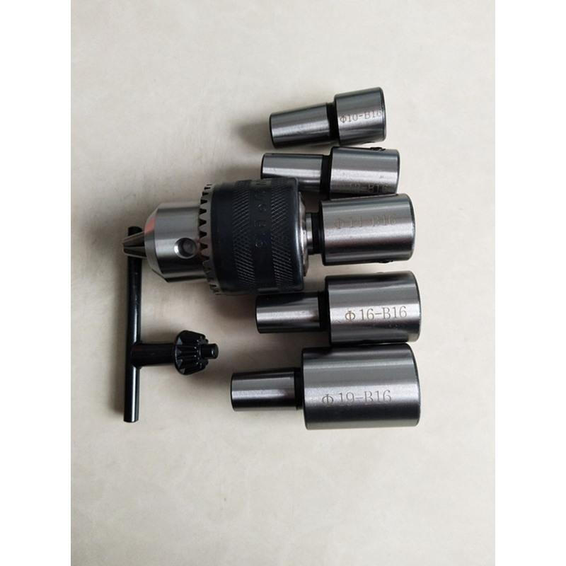 电机轴连接杆轴套钻夹头连接套多孔钻b10b12直孔转换锥套b12转b16