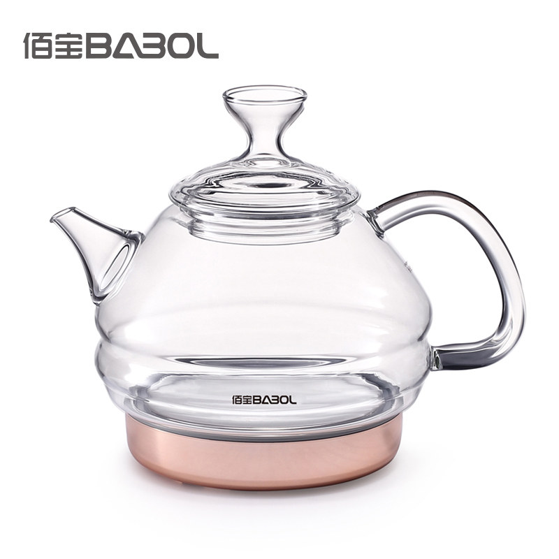Babol/佰宝 DCH-211 205等型号烧水壶 配件单壶电热1升玻璃壶壶体