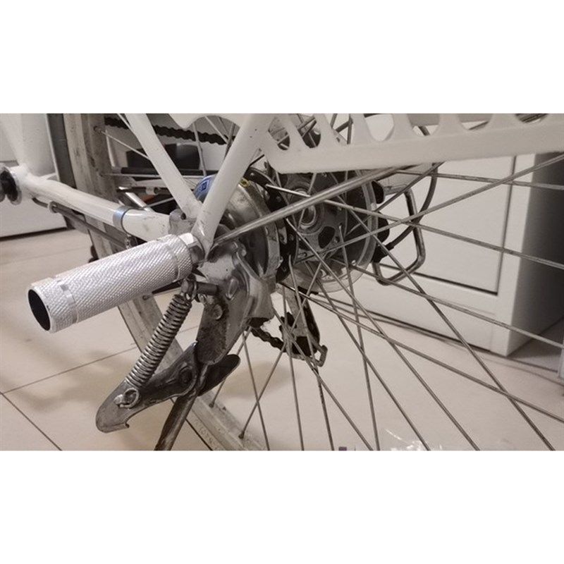 适用自行车改装脚踏板铝合金后座踩杆脚踏单车后轮脚蹬子配件通用