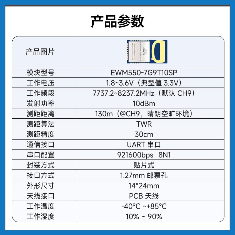 UWB测距定位模块国产MK8000定位基站标签串口模块高精度距离测量