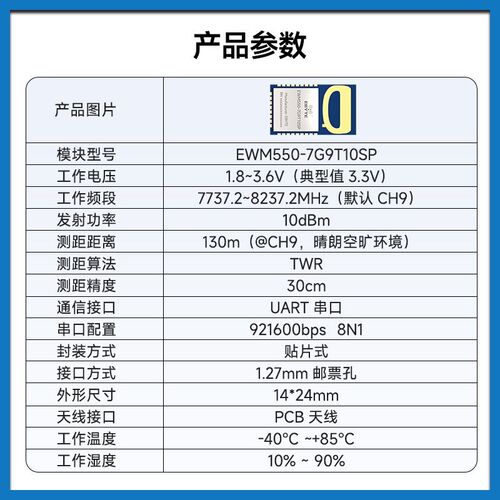 UWB测距定位模块国产MK8000定位基站标签串口模块高精度距离测量