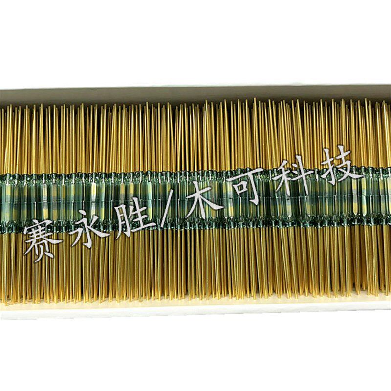 国产干簧管 MKA14103 2X14MM 镀金常开磁控开关通用型干簧管厂家