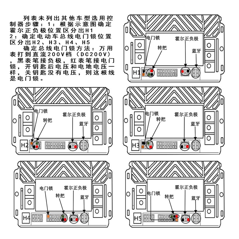 汇科二轮电动车控制器矢量正弦波三模通用可编程模块原车无需剪线