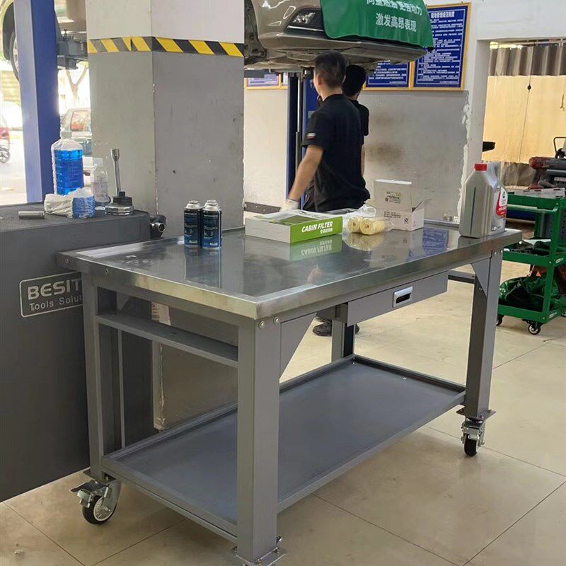 发动机变速箱大修台机修工作台维修操作台工具车