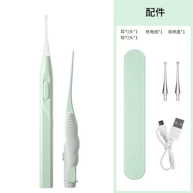 医院专用掏耳勺可视发光耳勺USB宝宝挖耳勺带灯耳勺鼻屎夹耳镊子
