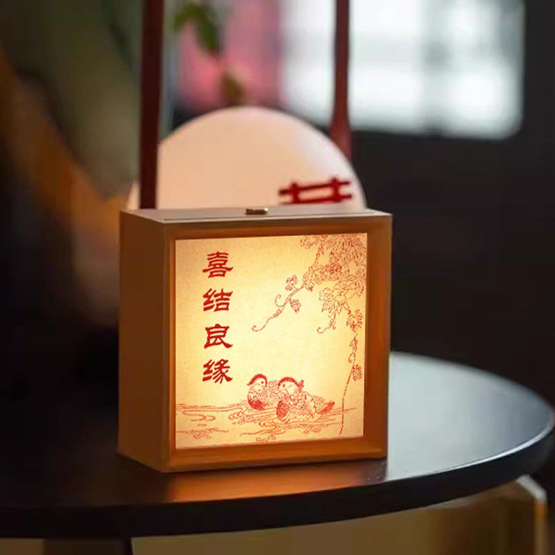 常明灯新婚夫妇礼品喜房恒久灯台灯婚纱灯新婚床边灯实用嫁妆