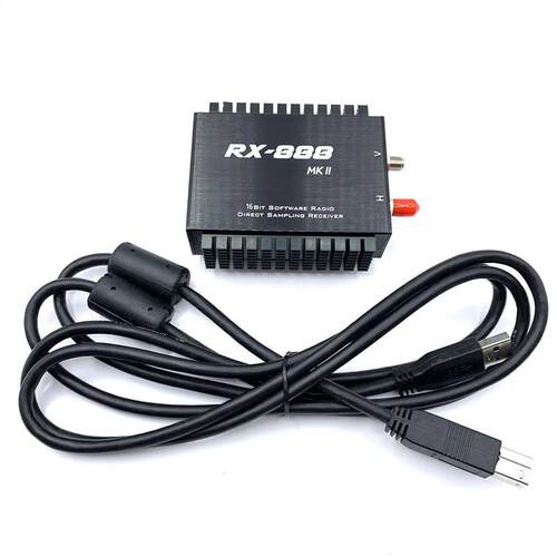RX-888 MKII SDR无线电接收器SDR Ham LTC2208 16位ADC直接采样