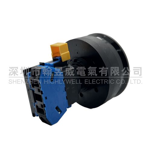 IDEC和泉复位黑色按钮开关大头HW1B-M510B M511B现货M520B M522B