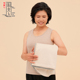 中老年纯棉保暖背心女妈妈内穿宽大码 上衣 防寒无袖 松打底衫 秋冬款