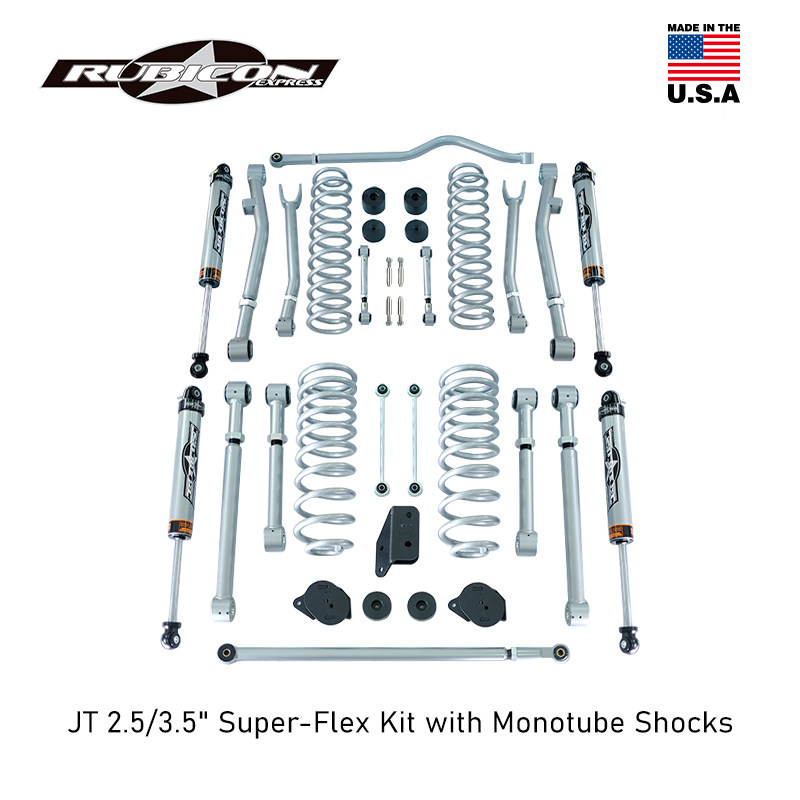 牧马人JT角斗士越野皮卡改装升高套件减震支臂小连杆止推杆限位球