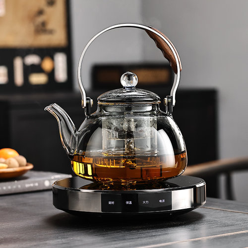 高端超薄铝合金电陶炉煮茶壶