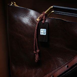 「长乐未央」黑檀贝壳镶嵌包挂国风钥匙扣挂件饰品高档不含包