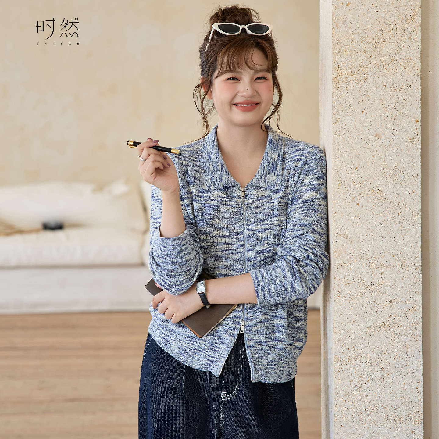 时然【浣墨云】针织衫