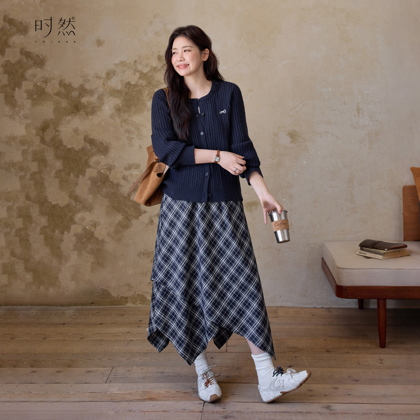 时然【青羽绣韵】刺绣毛衣