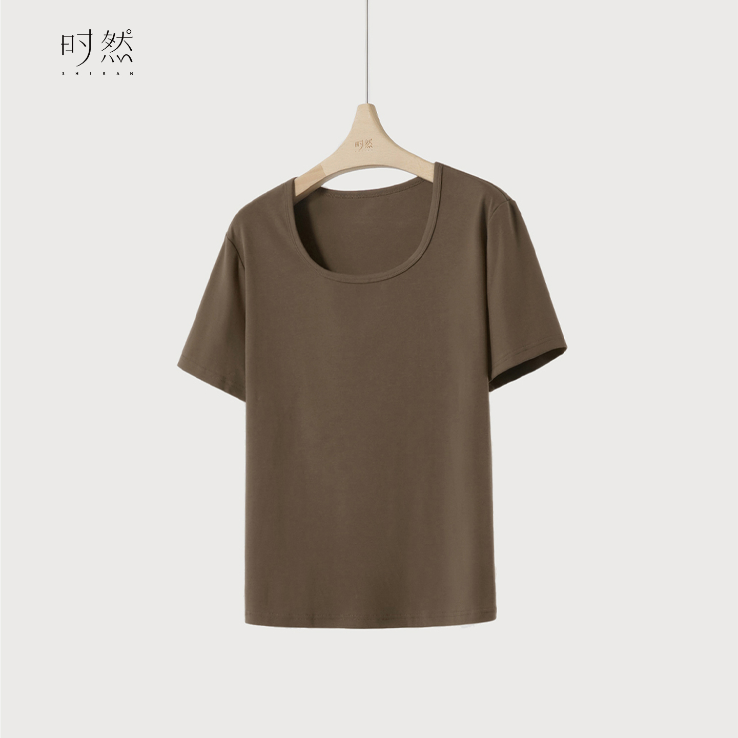时然【素咖漫叙】U领T恤
