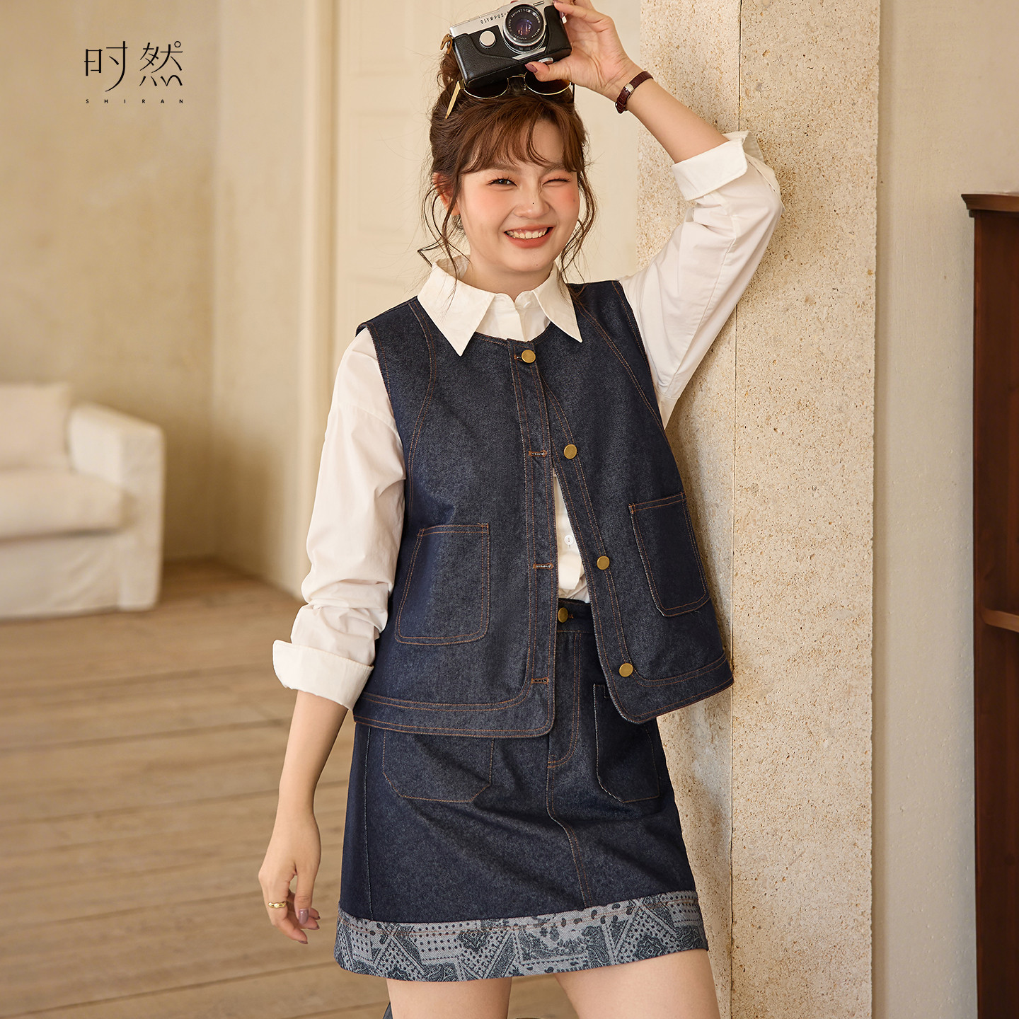 时然【牧野行歌】牛仔套装