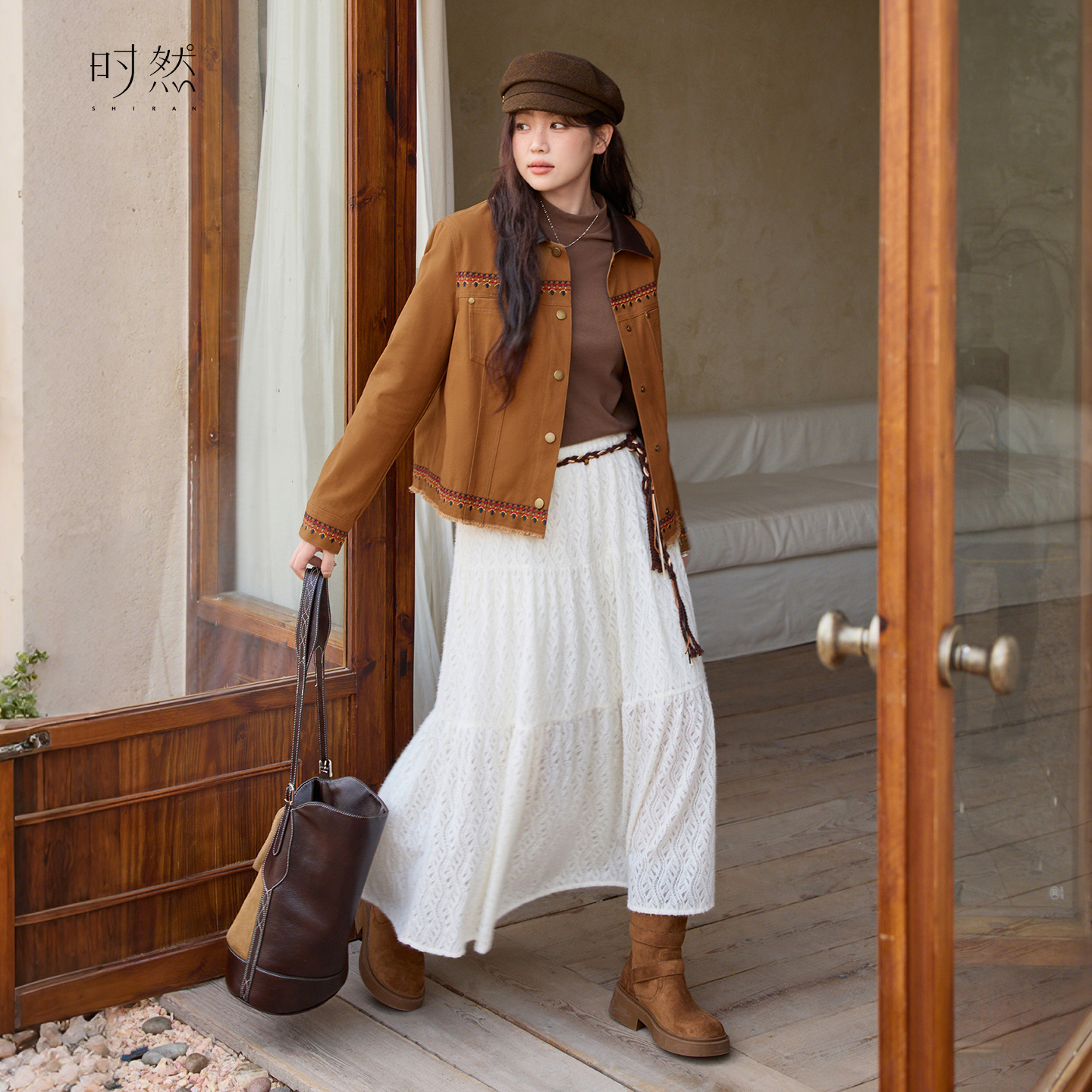 时然【绣画生香】民族风外套