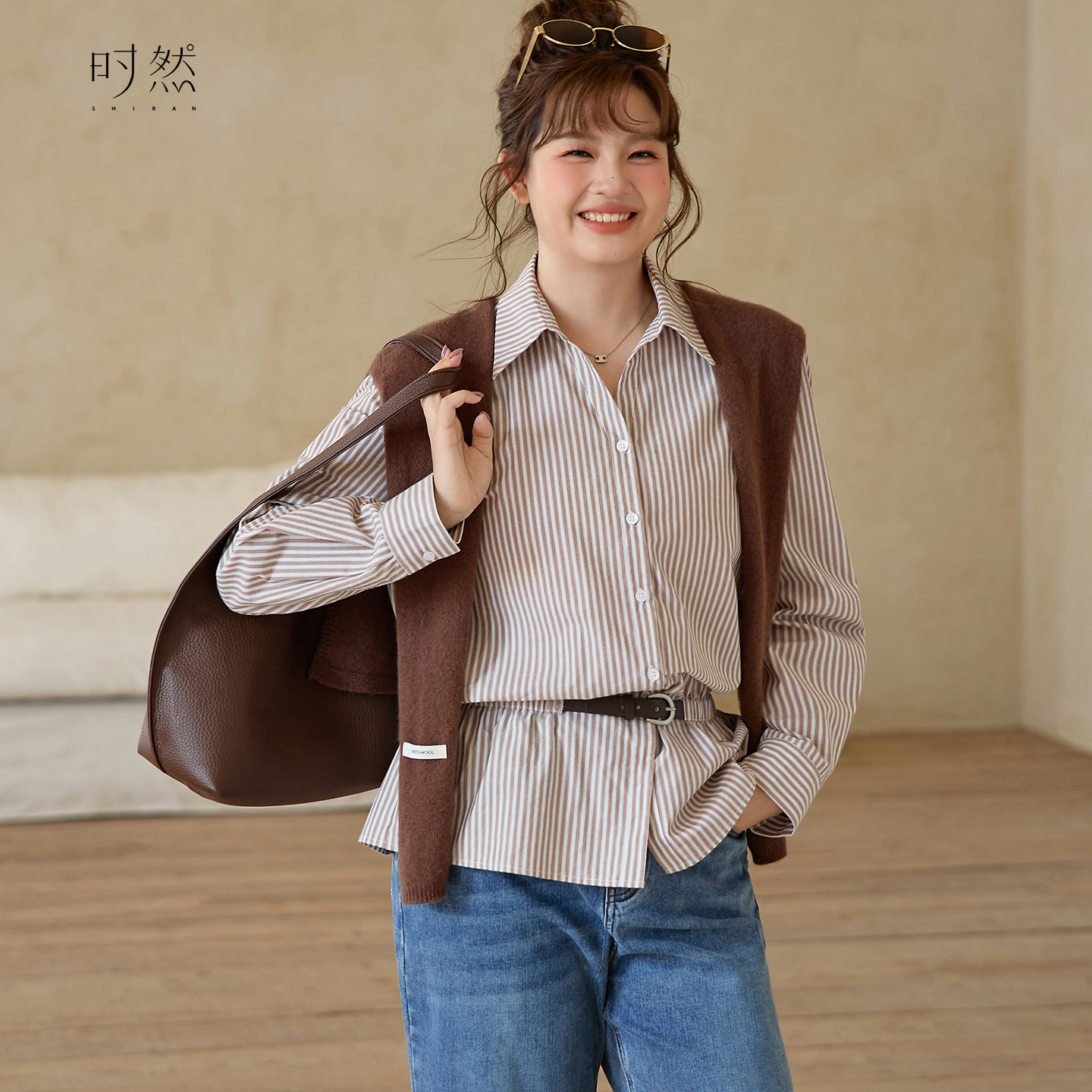 时然内搭大码胖mm显瘦遮肚