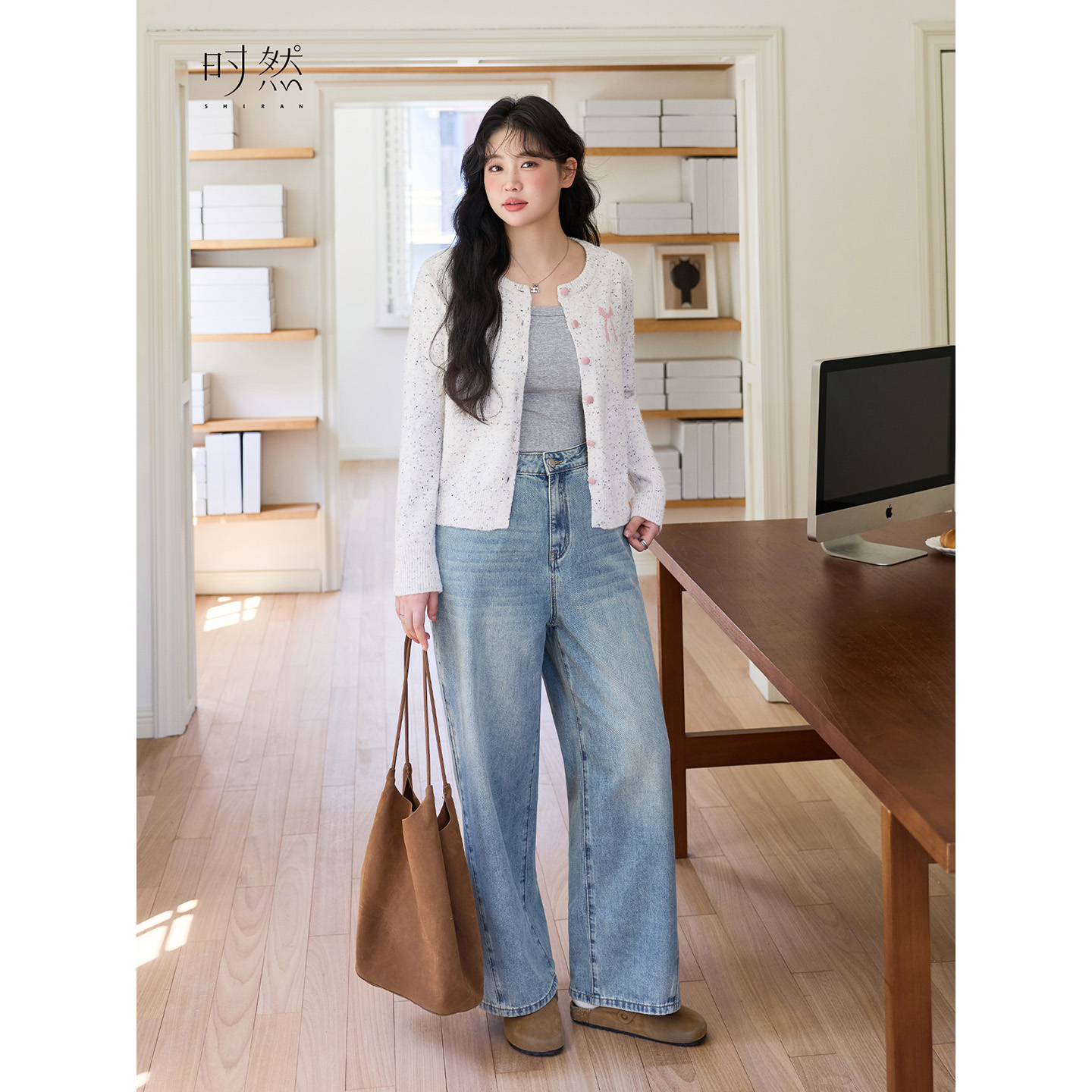 百搭实穿显瘦复古牛仔裤